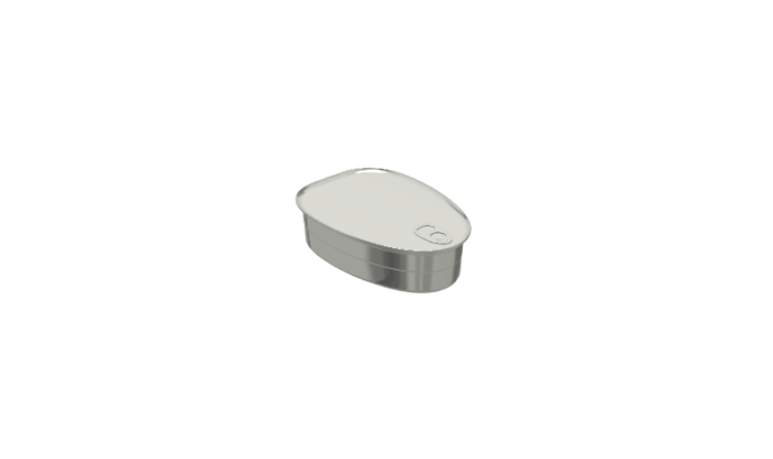 Pear-shaped Steel Food Can